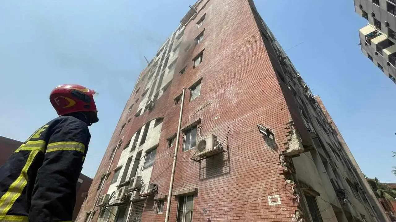 ঢাকা শিশু হাসপাতালের আগুন নিয়ন্ত্রণে