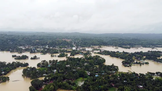 চতুর্থবারের মতো বন্যার কবলে বাঘাইছড়ি