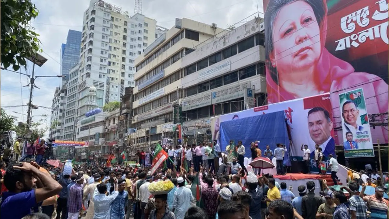 বিএনপির বাধাহীন প্রথম সমাবেশ