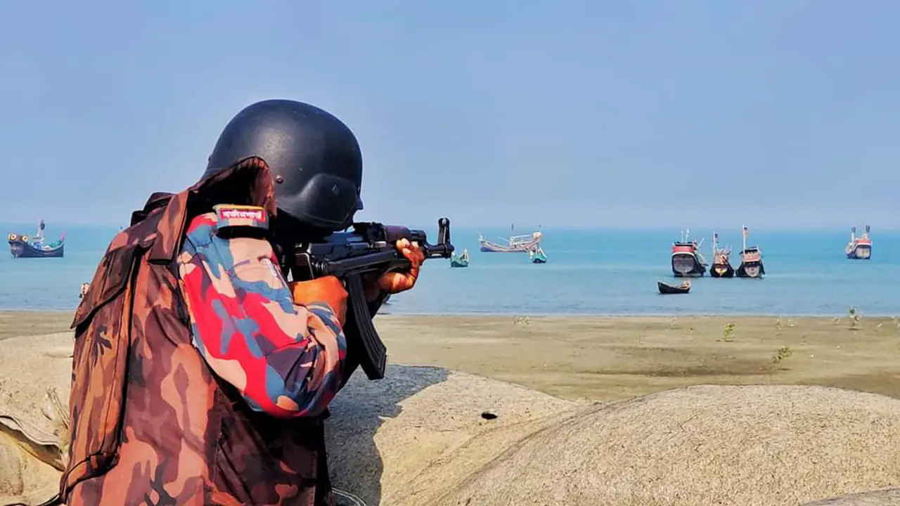 নাফ নদী দিয়ে রোহিঙ্গা অনুপ্রবেশের অভিযোগ