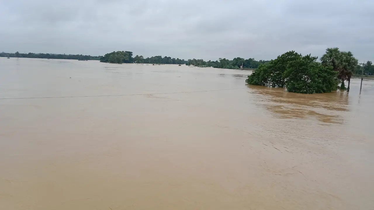 ইতিহাসে সর্বোচ্চ বেড়েছে কুমিল্লার গোমতী নদীর পানি