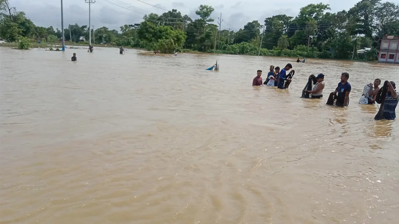 বন্যায় কুমিল্লায় মৎস্যখাতে ৪০৪ কোটি টাকার ক্ষতি 