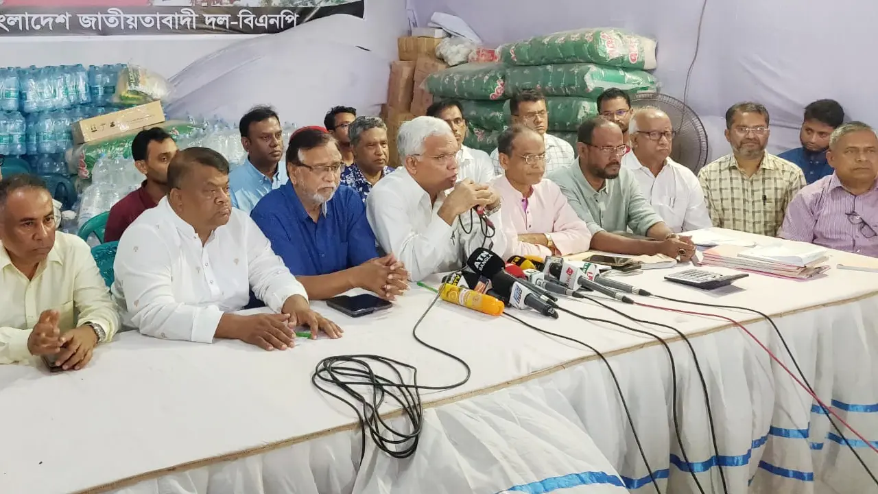 ভারত বিপদের সময় পানি ছেড়ে জনগণকে ভাসিয়ে দিচ্ছে : ডা. জাহিদ