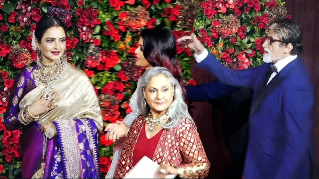 পুরস্কার নিতে মঞ্চে অমিতাভ, রেখার কাণ্ডে চমকে যান জয়া!