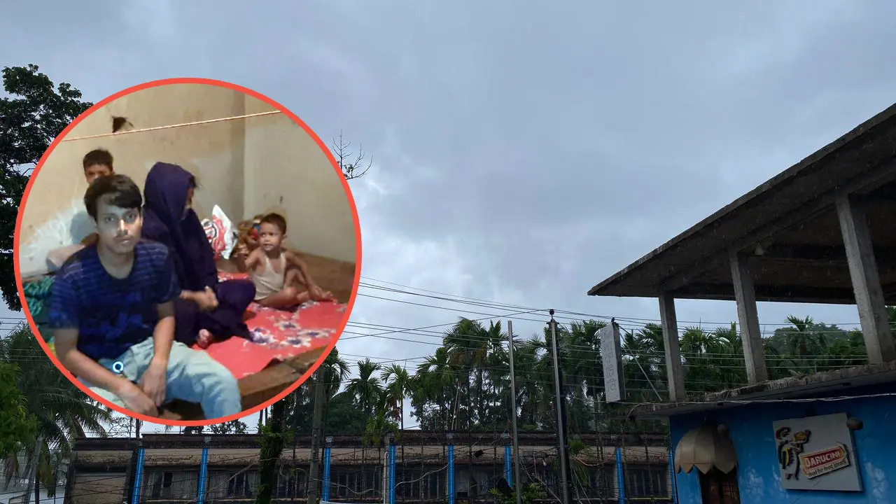 আকাশ মেঘাচ্ছন্ন, আতঙ্কে নোয়াখালীর বানভাসিরা