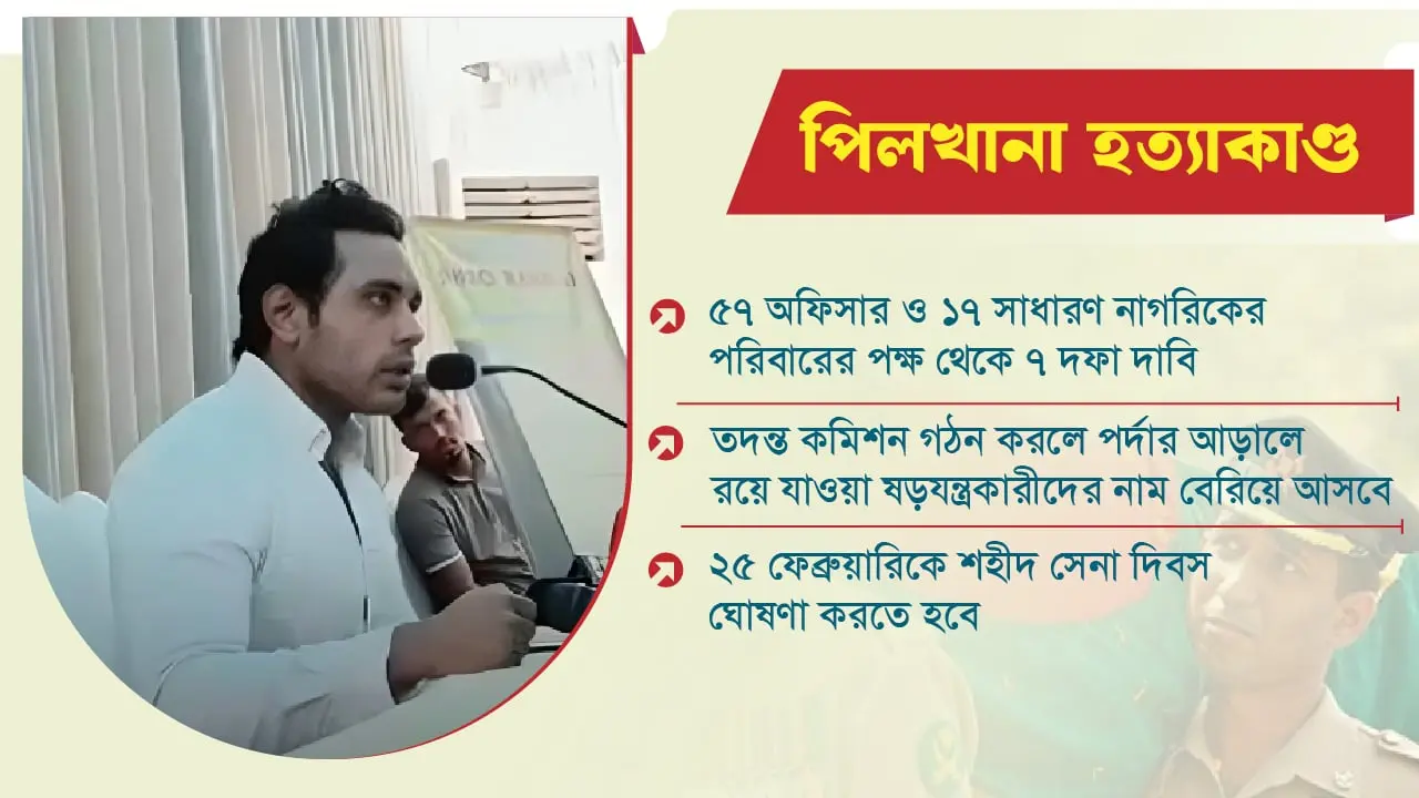 পিলখানা হত্যাকাণ্ডের সঙ্গে শেখ হাসিনা ও তার পরিবার জড়িত : রাকিন