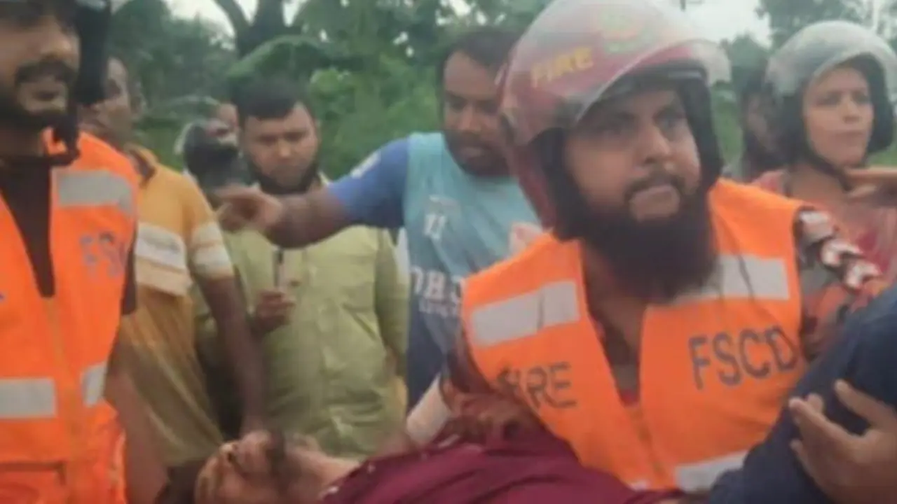 ধামরাইয়ে ট্রাক-পিকআপের সংঘর্ষে প্রাণ গেল বাবা-ছেলের