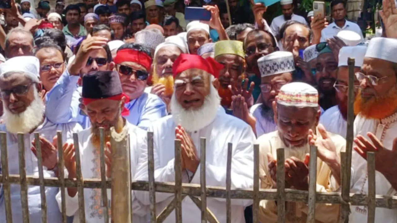 আবু সাঈদের কবর জিয়ারত করলেন জামায়াতের আমির