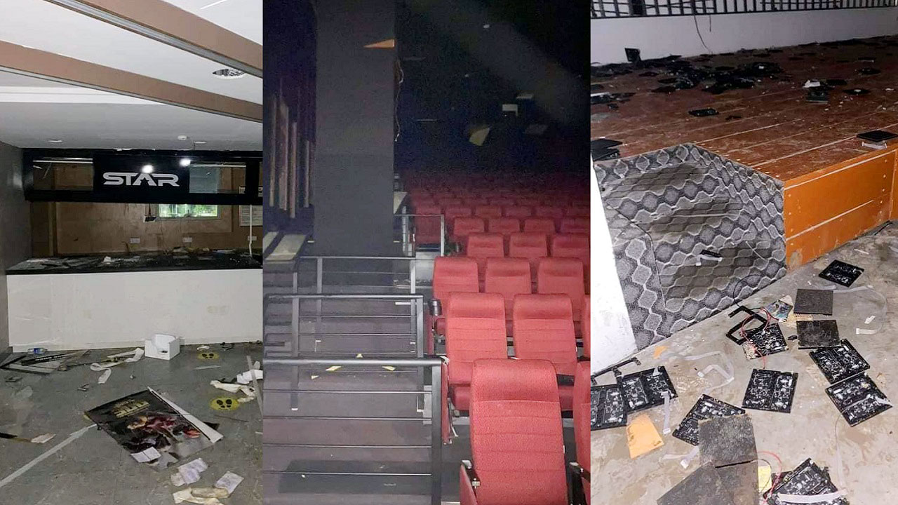 ভাঙচুর থেকে রক্ষা পেল না স্টার সিনেপ্লেক্স