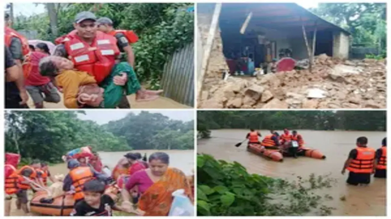 ত্রিপুরায় বন্যা : নিহত বেড়ে ২২