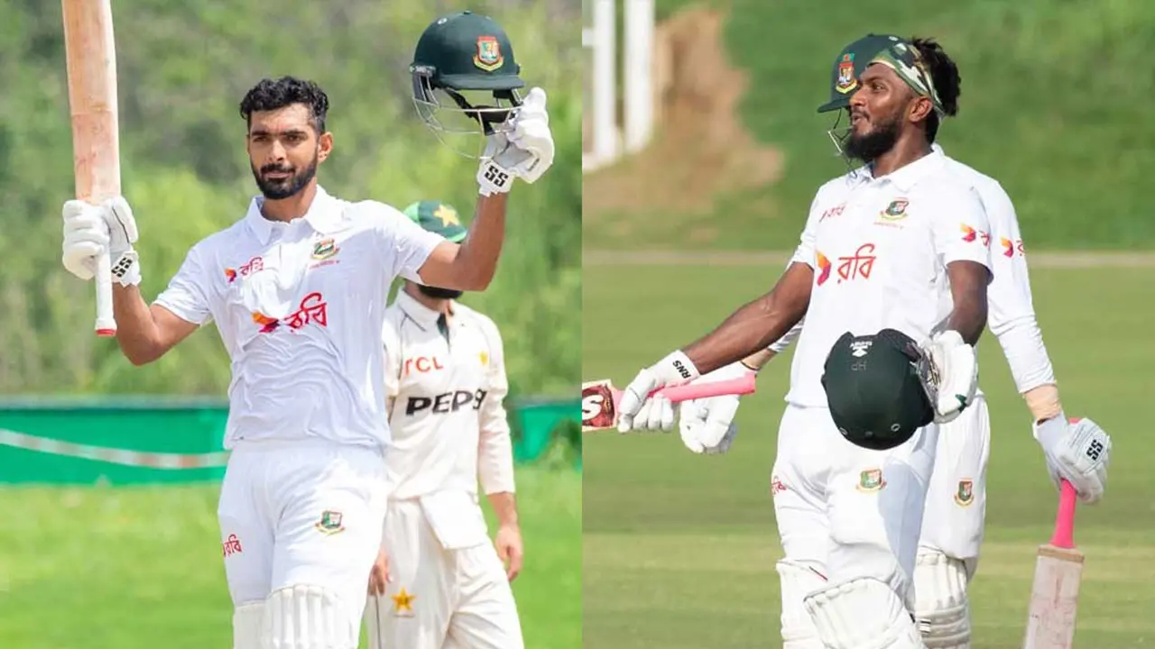 সাইফ-জাকেরের সেঞ্চুরিতে বাংলাদেশের রানের পাহাড়