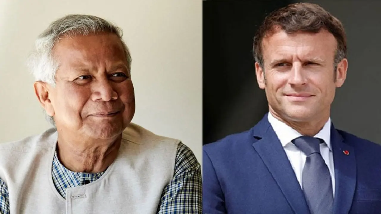 ড. ইউনূসকে ফরাসি প্রেসিডেন্ট ম্যাক্রোঁর অভিনন্দন