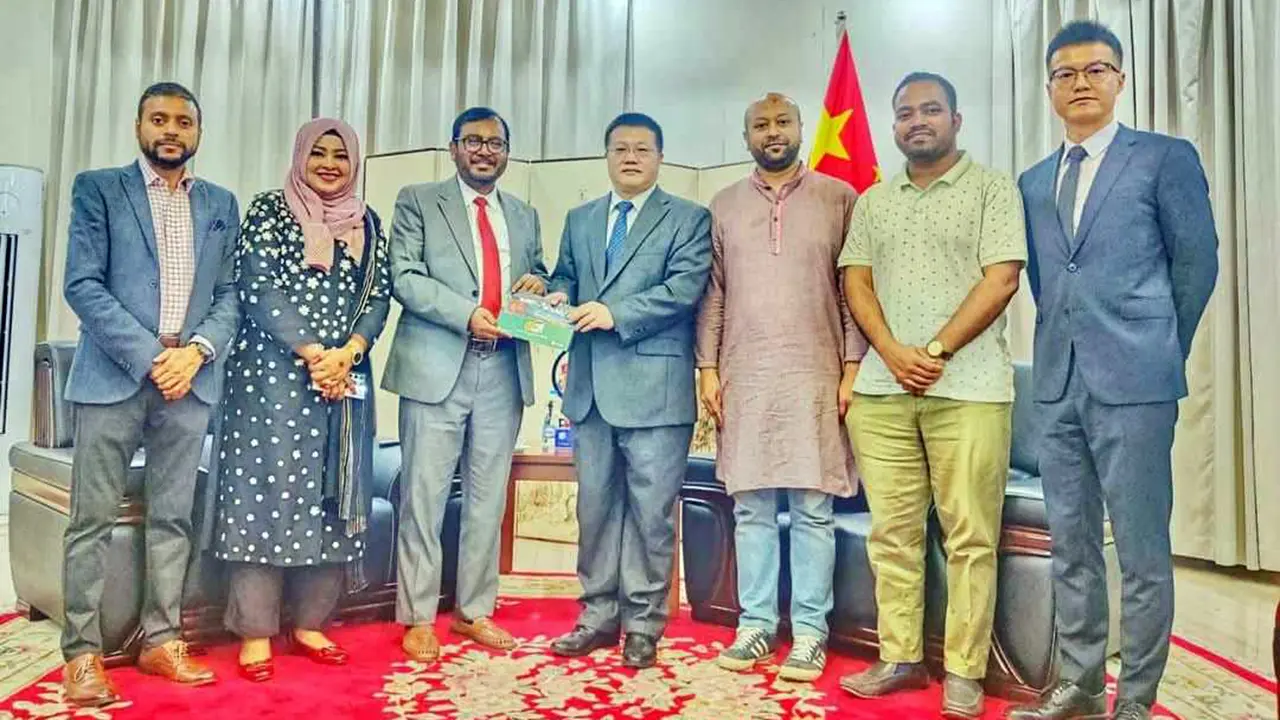 চীনা রাষ্ট্রদূতের সঙ্গে এবি পার্টি নেতাদের মতবিনিময়