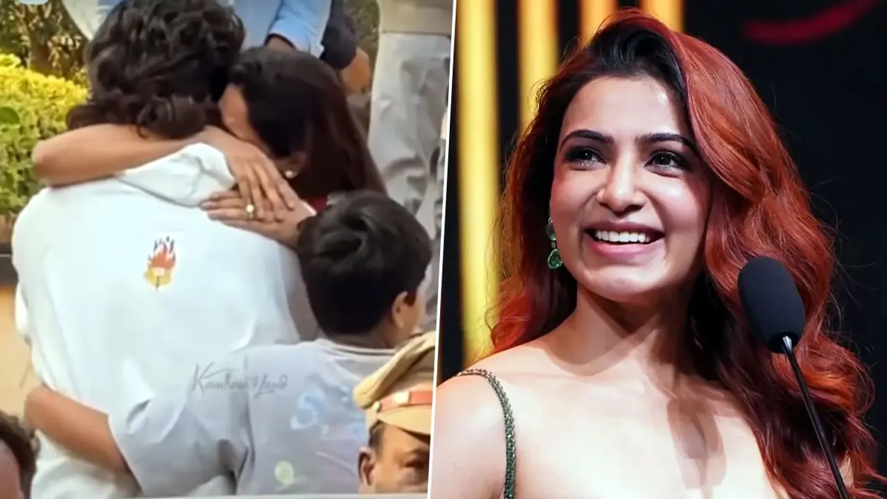 জেল থেকে বেরিয়ে স্ত্রীকে জড়িয়ে ধরলেন আল্লু, দেখে কাঁদলেন সামান্থা