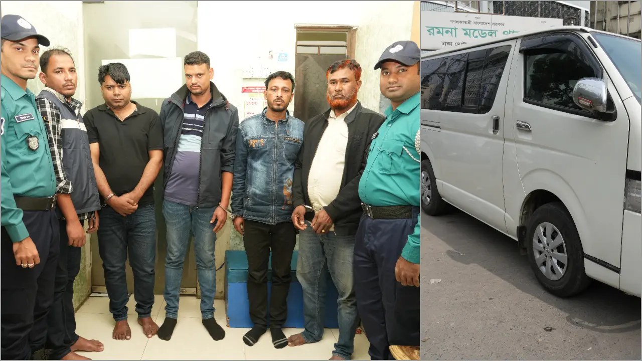 রাজধানীতে র্যাব পরিচয়ে দুর্ধর্ষ ডাকাতি, গ্রেপ্তার ৫