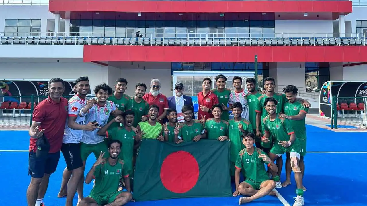 ইতিহাস গড়ে যুব হকি বিশ্বকাপে বাংলাদেশ