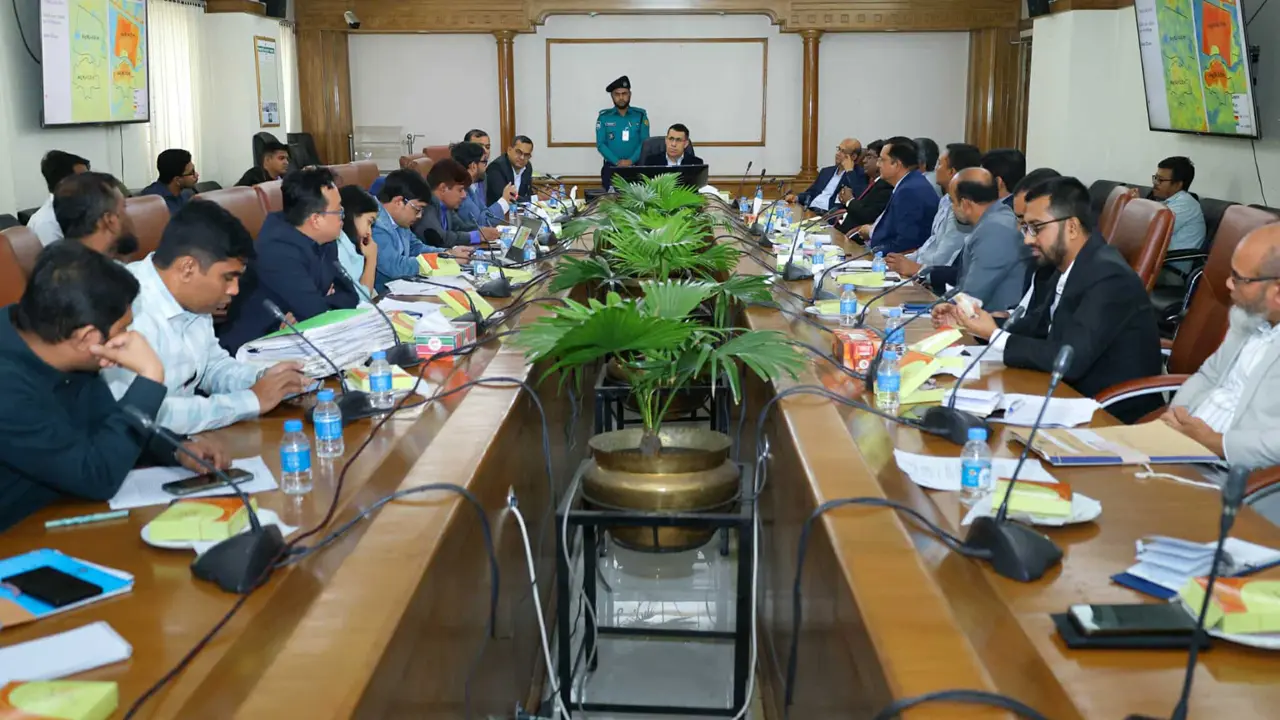 মধুমতি মডেল টাউন প্রকল্প বিষয়ে আন্তঃসংস্থা সভা