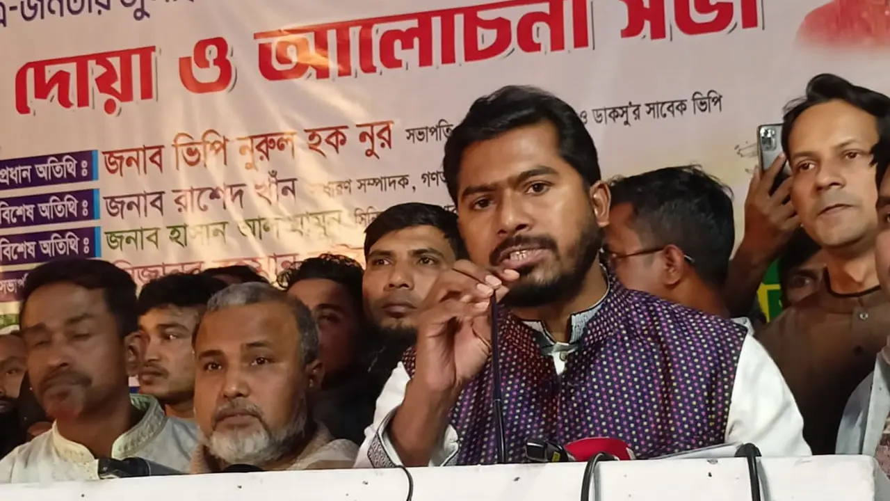 বিপ্লবী অংশগ্রহণকারীদের প্রতিনিধিত্ব ছাড়া এ সরকার ৬ মাস টিকবে না
