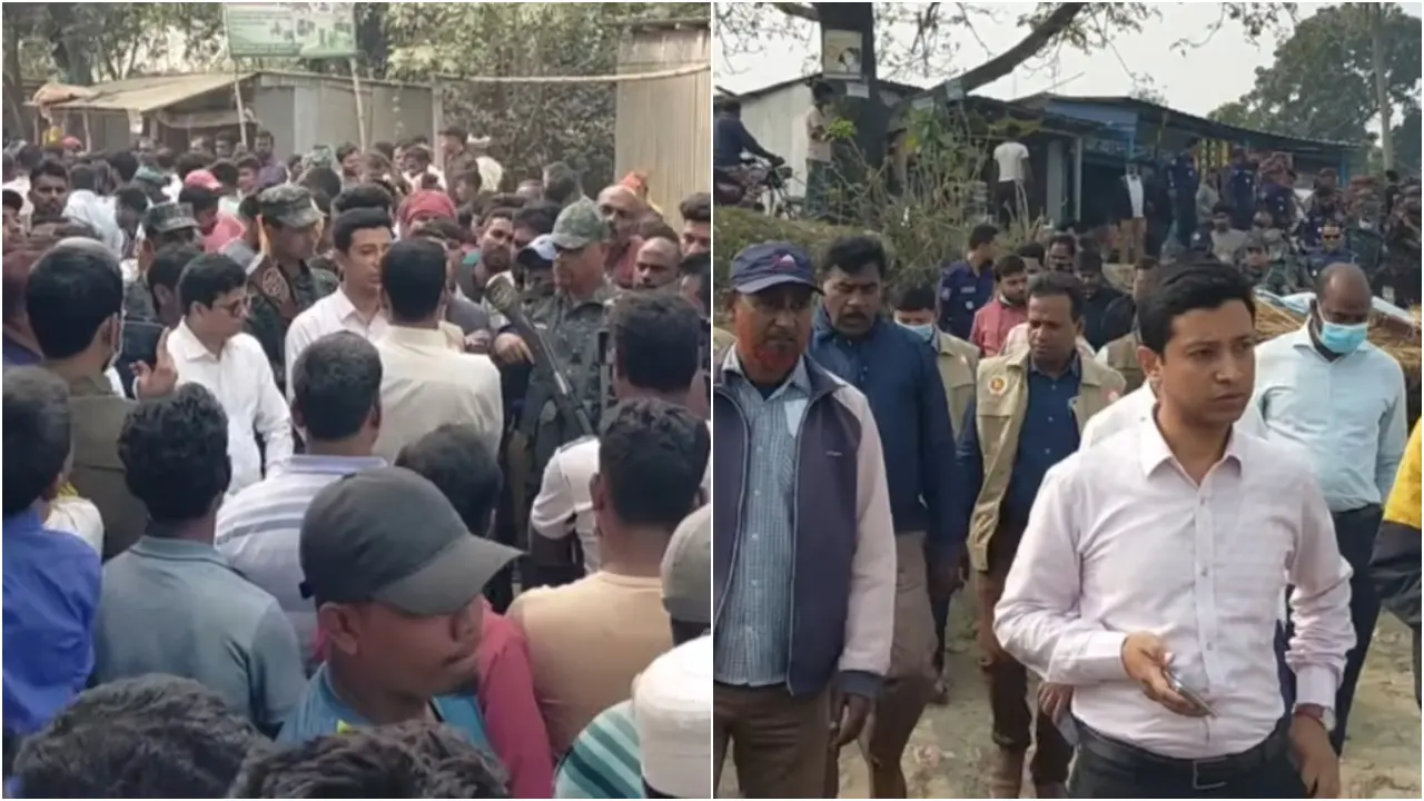 ‘নারায়ে তাকবির’ স্লোগান দিয়ে র‍্যাব-পুলিশ-ম্যাজিস্ট্রেটকে অবরুদ্ধ