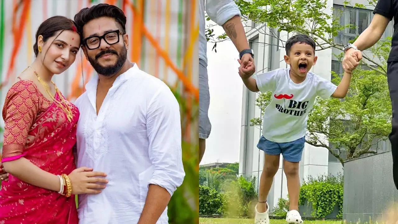 এবার সিনেমার প্রচারে রাজ-শুভশ্রীর ছেলে ইউভান