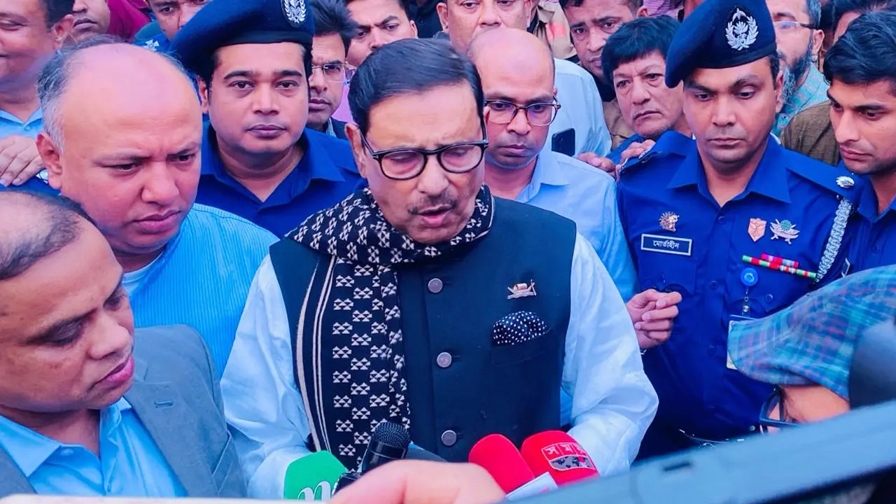 উপজেলা নির্বাচনে না এলে বিএনপিকে আবার পালাতে হবে : ওবায়দুল কাদের