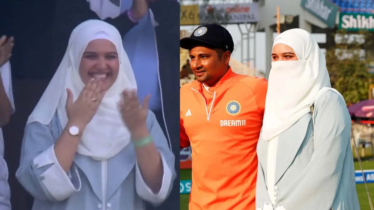 অভিষেক রাঙালেন সরফরাজ, গ্যালারিতে হাসলেন-কাঁদলেন কাশ্মিরী বউ