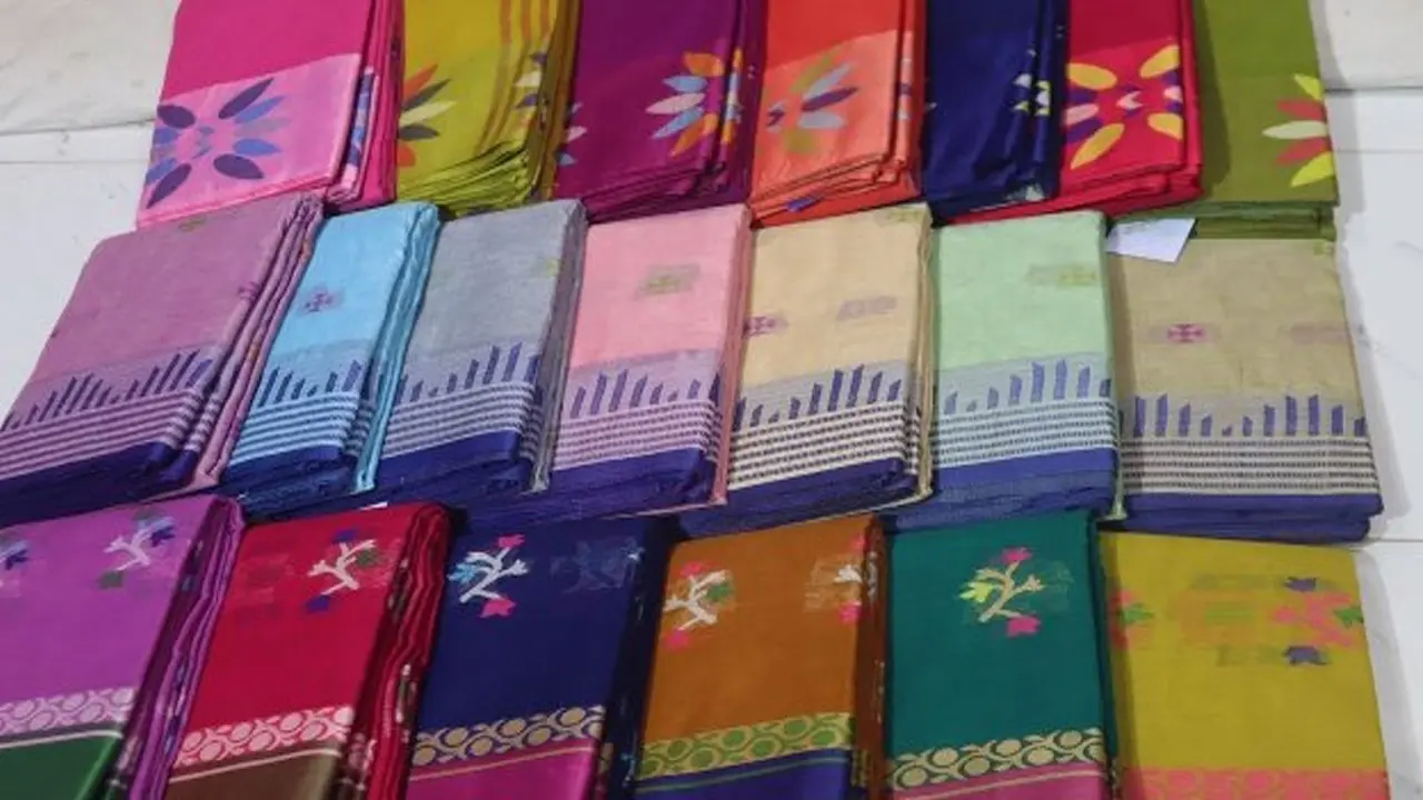 টাঙ্গাইল শাড়ির জিআই স্বীকৃতি পেতে আবেদন করেছে প্রশাসন