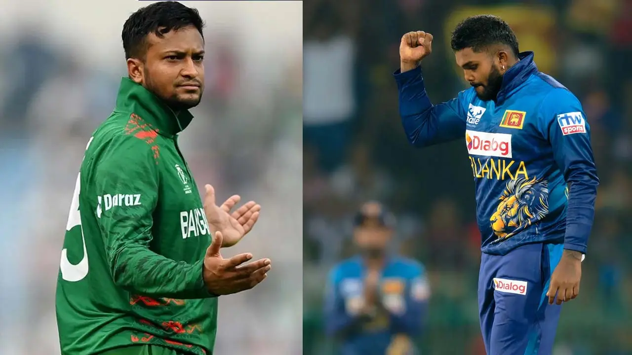 সাকিবের ঘাড়ে নিঃশ্বাস ফেলছেন হাসারাঙ্গা