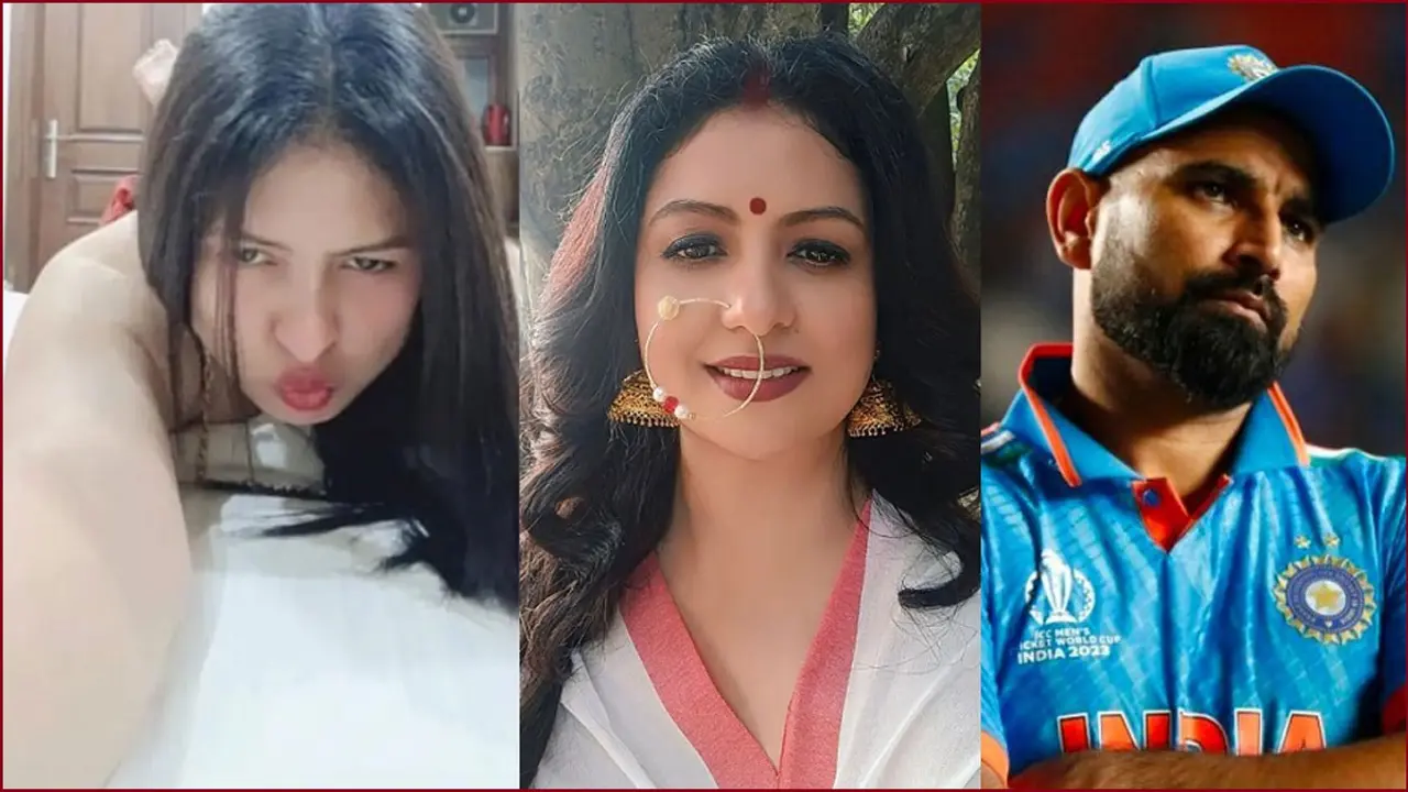 খোলামেলা ছবি, মাথায় সিঁদুর- দুই রূপই দেখালেন শামির স্ত্রী