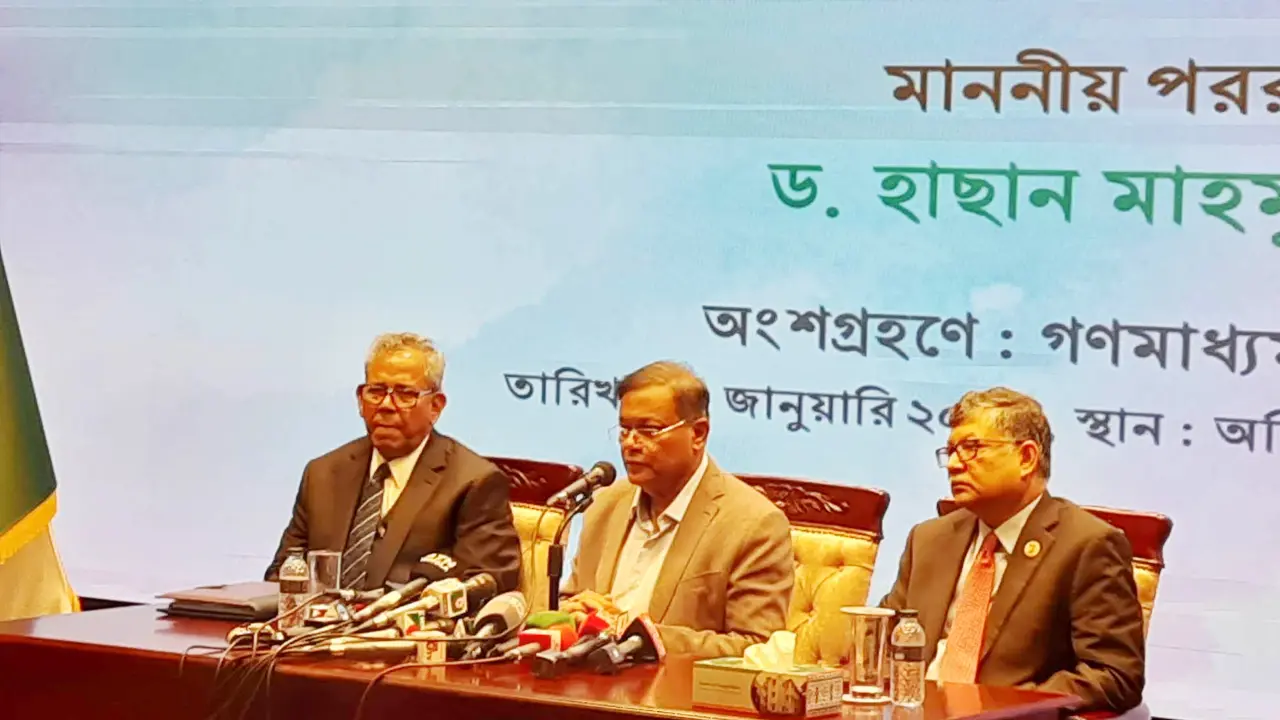 ‘সরকার কোনো চাপে নেই, পূর্ব-পশ্চিম সবার সঙ্গে কাজ করব’ 