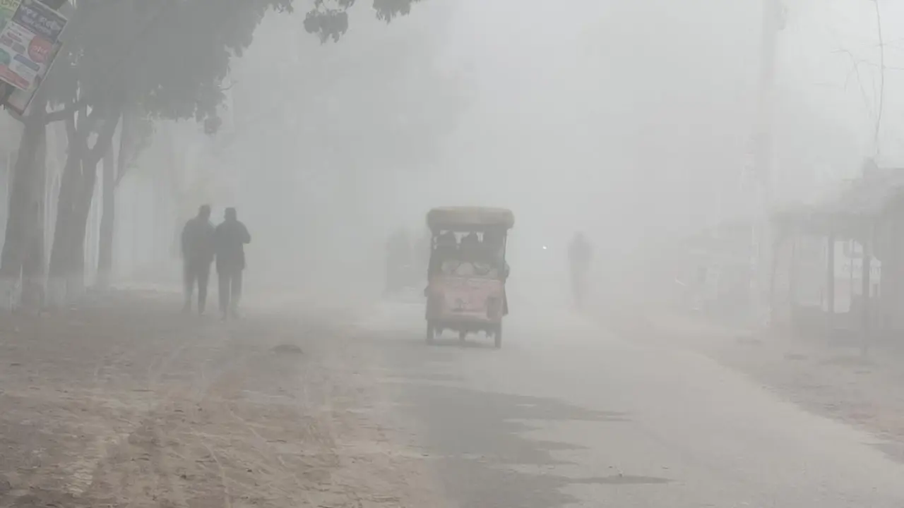 দিনাজপুরে শৈত্যপ্রবাহ, তাপমাত্রা নামল ৯ ডিগ্রিতে 