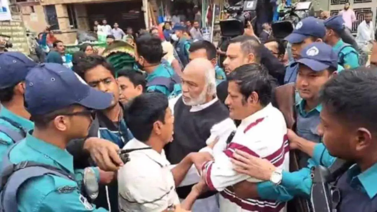 মঈন খানকে আটকের অভিযোগ