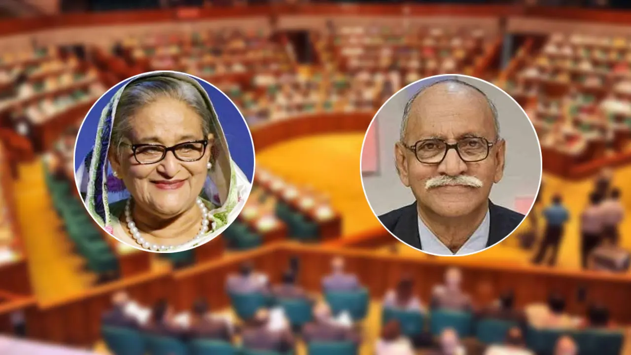সংসদে প্রধানমন্ত্রীকে স্যালুট জানালেন কল্যাণ পার্টির ইবরাহিম 