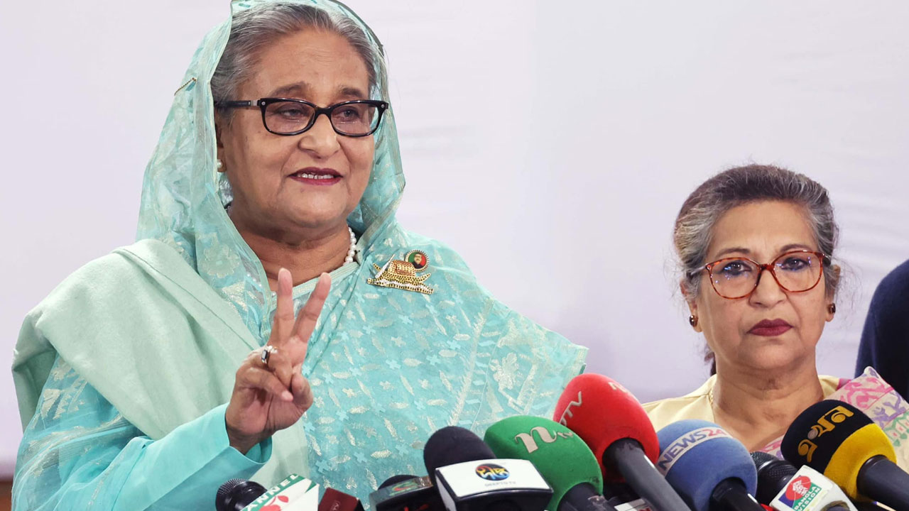 অনেক বাধা-বিপত্তির পরও ভোটের পরিবেশ তৈরি করতে পেরেছি : শেখ হাসিনা