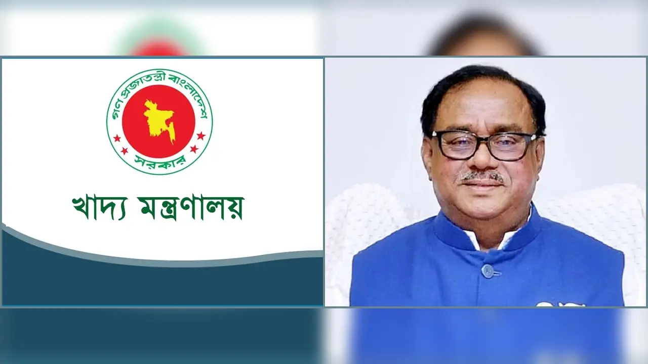 খাদ্য মন্ত্রণালয়েই থাকছেন সাধন চন্দ্র মজুমদার