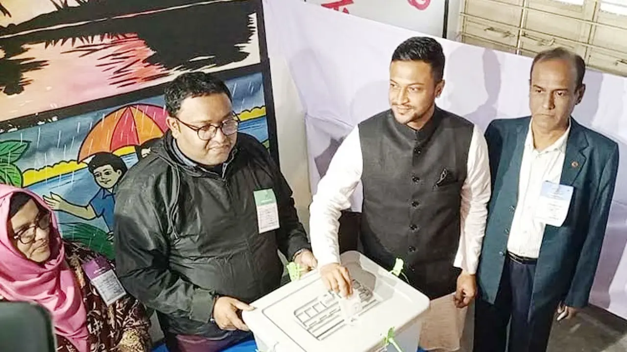 মাগুরা-১ আসনে এগিয়ে সাকিব