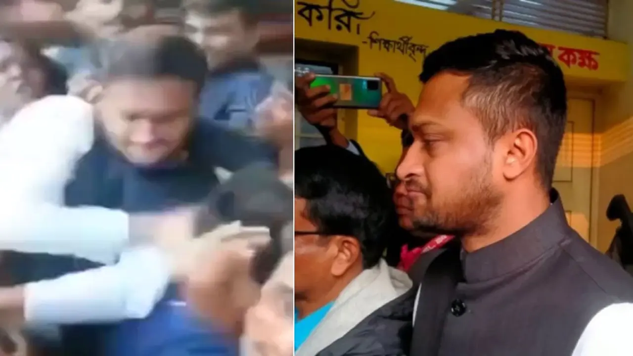 যুবককে কষে চড় মারলেন সাকিব