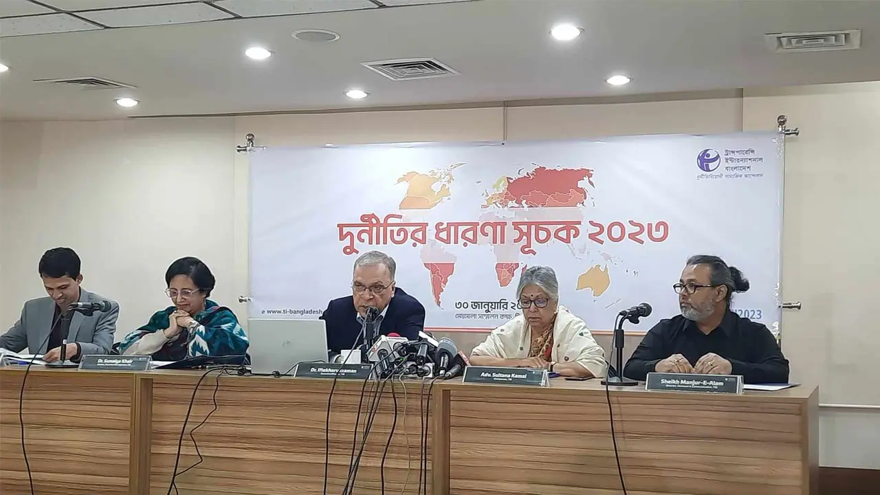 দুর্নীতিগ্রস্ত দেশের তালিকায় বাংলাদেশ ১০ম 