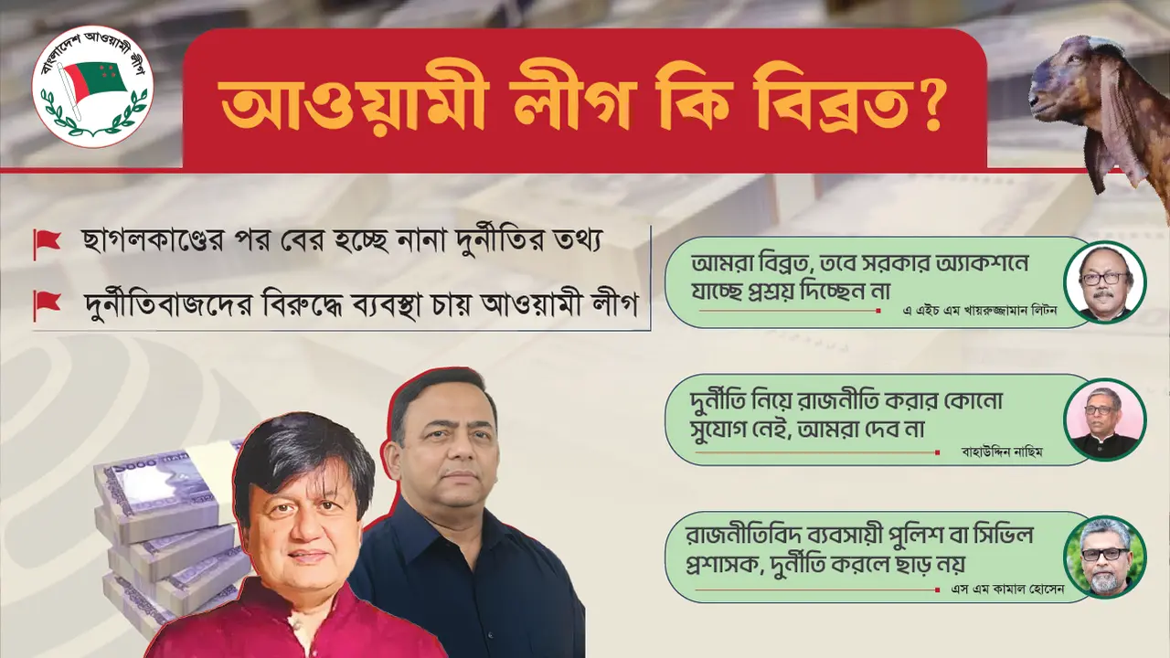 ‘দুর্নীতি-প্রশ্নফাঁসে’ বিব্রত আওয়ামী লীগ?