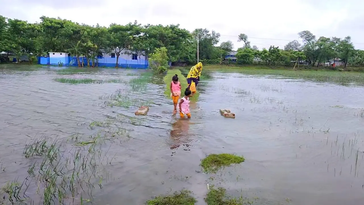 সরকারি খালে অবৈধ বাঁধ, ৩ গ্রামের ৭শ একর জমি পানিবন্দি