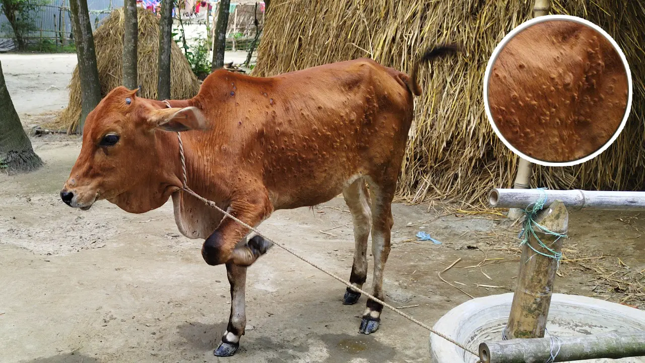 জামালপুরে গরুর লাম্পি স্কিন রোগ নিয়ে দুশ্চিন্তায় খামারিরা