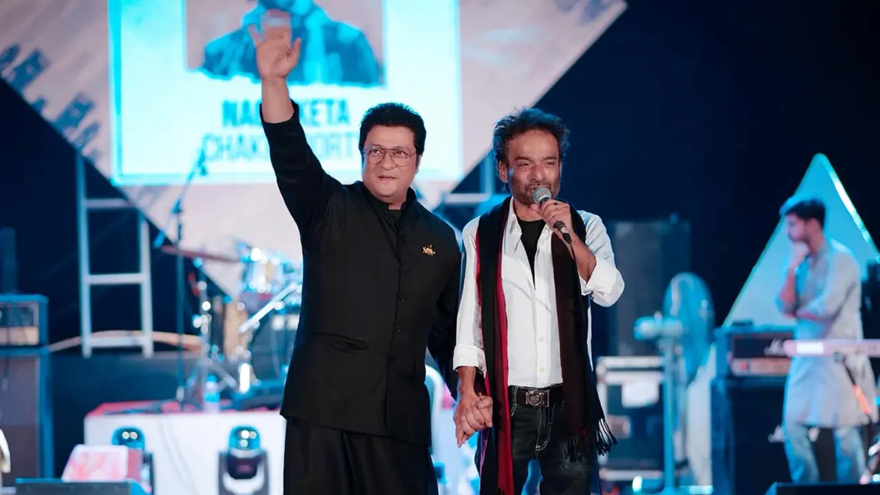 প্রথমবার একসঙ্গে মঞ্চ মাতালেন নচিকেতা-ফেরদৌস