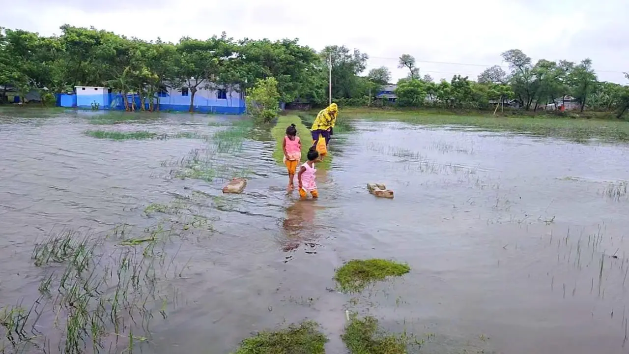 ভোলায় বিপৎসীমার ৫২ সেন্টিমিটার ওপরে মেঘনা, প্লাবিত হয়েছে লোকালয়