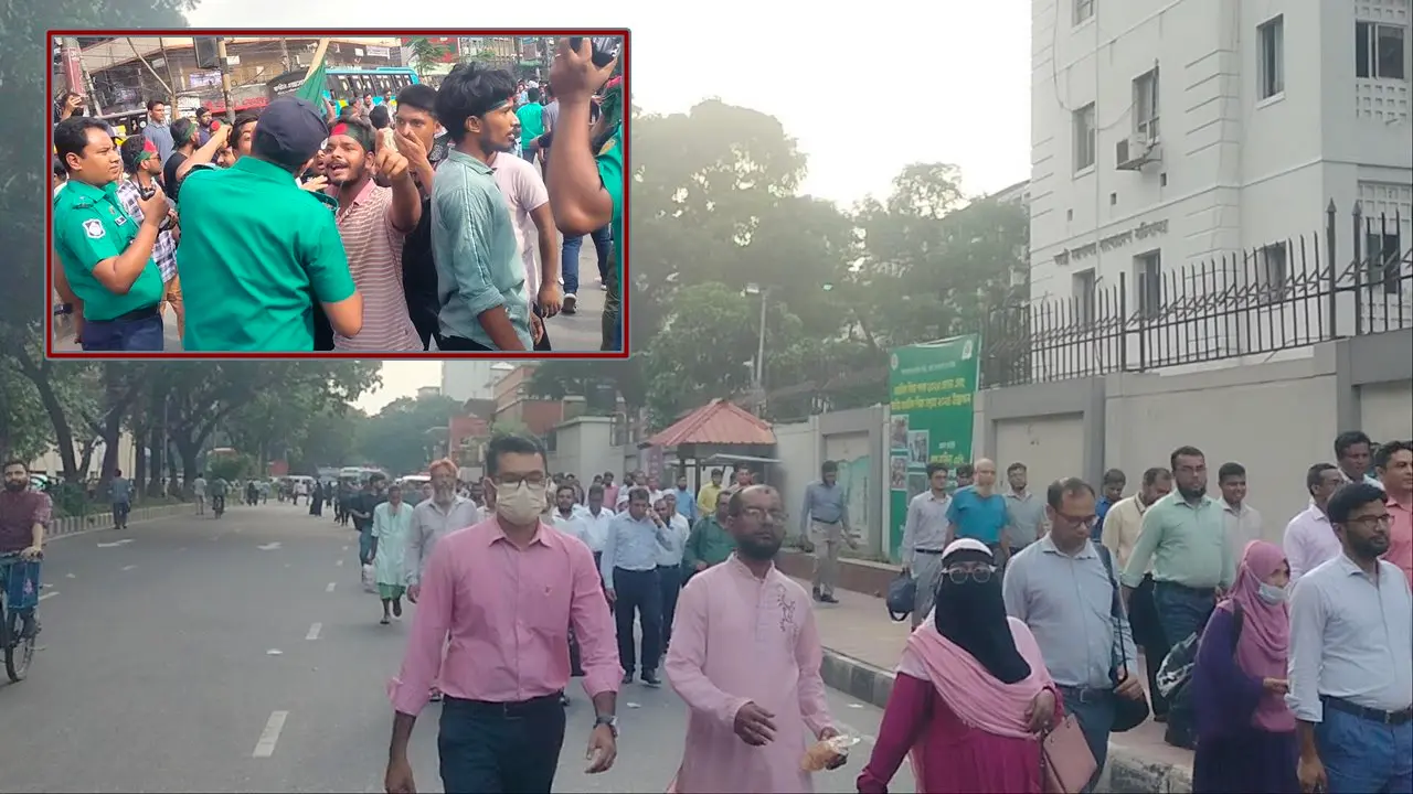 ‘যানজটের শহরে আন্দোলন মড়ার উপর খাঁড়ার ঘা’