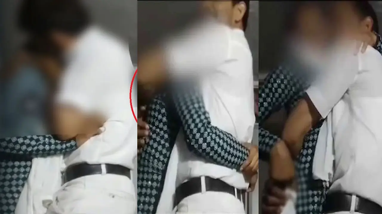 ভিডিও: শিক্ষিকাকে জড়িয়ে ধরে চুমু, কোলে নিয়ে রোমান্স প্রিন্সিপালের
