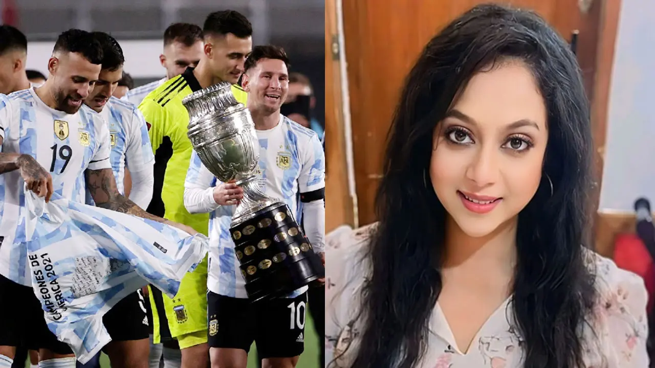 আর্জেন্টিনা সাপোর্টারদের খুশিতে শাবনূরও খুশি