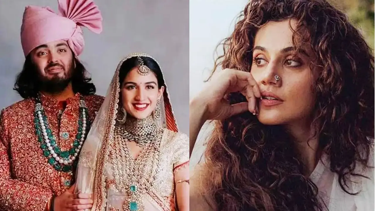 আম্বানিদের বিয়েতে আমন্ত্রিত থেকেও জাননি তাপসী, জানালেন কারণ