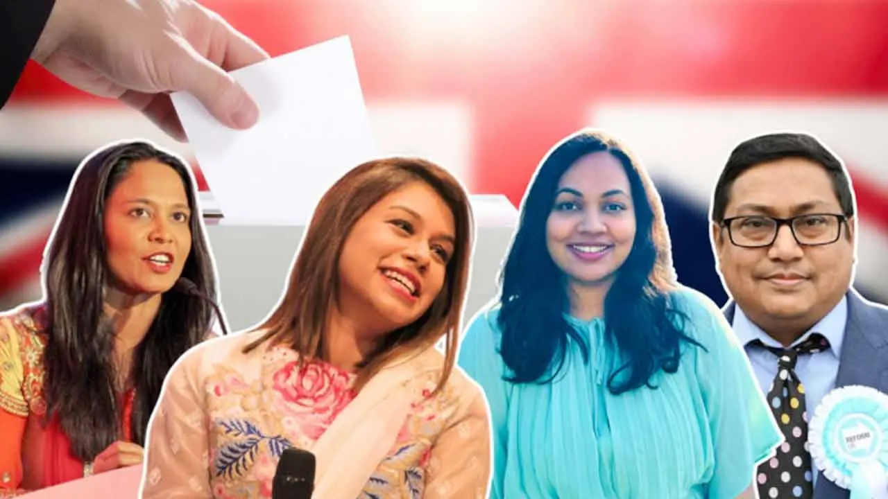 প্রতিদ্বন্দ্বিতা করছেন যে ৩৮ বাংলাদেশি বংশোদ্ভূত ব্রিটিশ