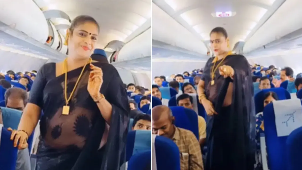 বিমানে হঠাৎ নাচ শুরু করলেন নারী যাত্রী (ভিডিও)