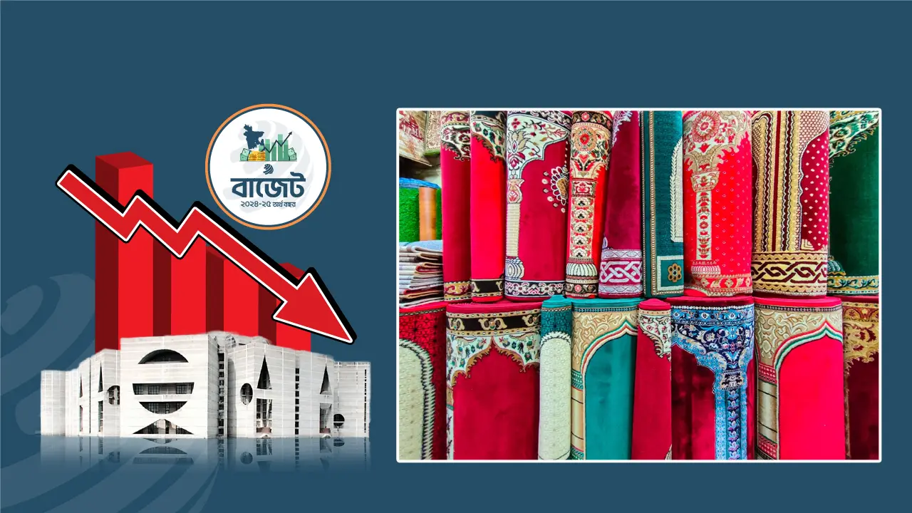 কার্পেট উৎপাদনকারী শিল্পের কাঁচামাল আমদানির শুল্ক কমেছে